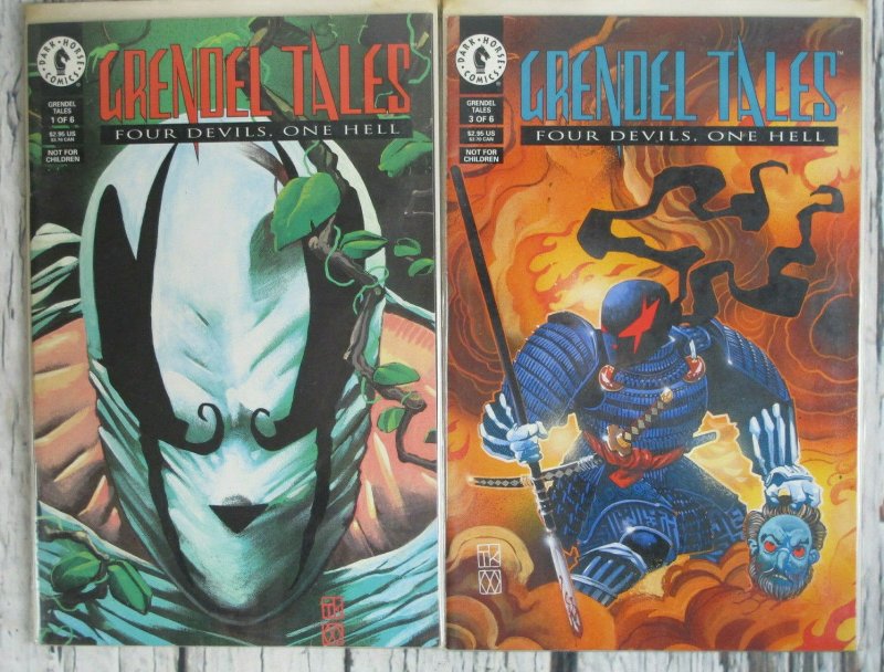 Grendel Tales Four Devils One Hell 1993 Lot Dark Horse Comic VF #1-4