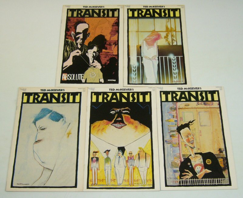 Ted McKeever's Transit #1-5 FN complete series - vortex comics 2 3 4 set lot