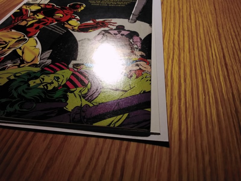 The Avengers #326 Newsstand (1990)