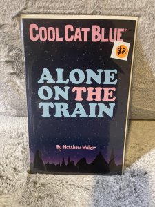 Cool Cat Blue Alone On The Train