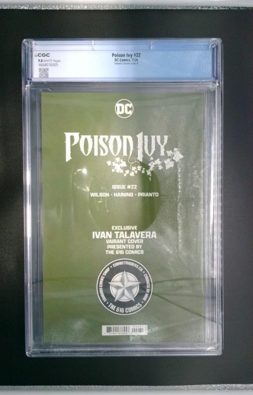 Poison Ivy #22, Ivan Talavera Virgin Variant, CGC 9.8, DC Comics, 2024