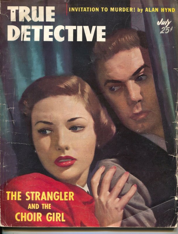 True Detective-7/1951-Crime Pulp-Strangler And The Choir Girl