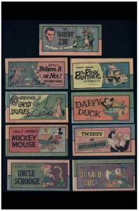 MINI COMIC 1976 LOT 9 diff  Uncirculated,Disney+++++