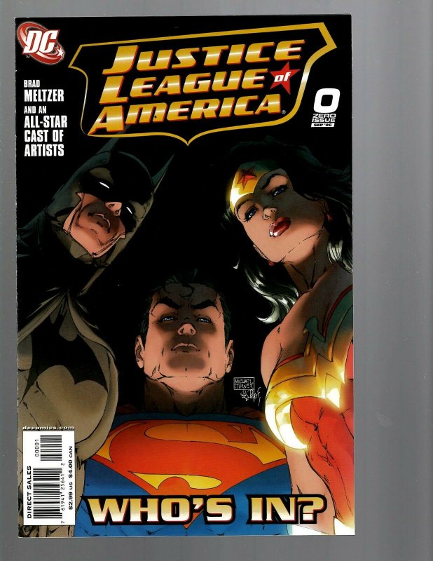 12 DC Comics Justice League Of America # 0 1 2 3 4 5 6 7 8 9 10 11 J439