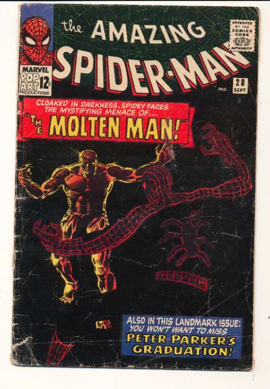 Amazing Spider-Man (1963 series) #28, Good+ (Actual scan)