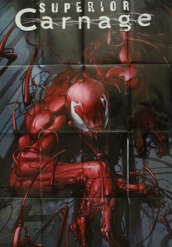 SUPERIOR CARNAGE Promo Poster, 24 x 36, 2013 MARVEL Unused more in our store 301 