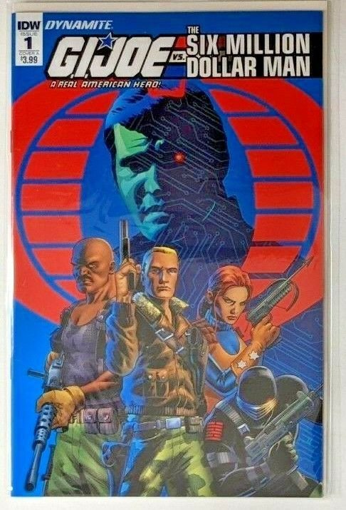 *GI Joe US Six Million Dollar Man (2018, IDW, of 4) #1-4 All 14 Covers!