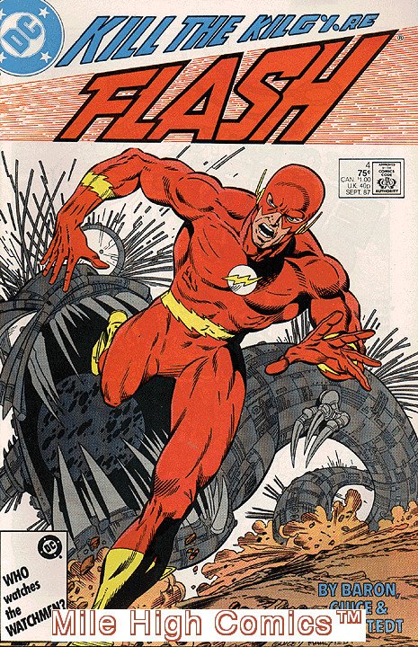 FLASH  (1987 Series)  (DC) #4 Very Good Comics Book