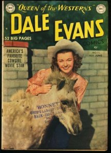 DALE EVANS COMICS #11-PHOTO COVER-ALEX TOTH ART VG