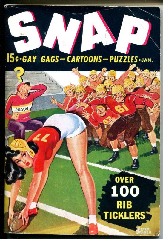 Snap #4 1/1943-King Features-Spicy carttons-Peter Driben-comics-gags-VG+