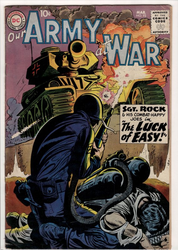 Our Army at War #92 (1960) Sgt. Rock