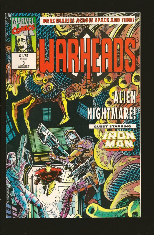 Marvel Comics Warheads (UK) #3 August (1992)