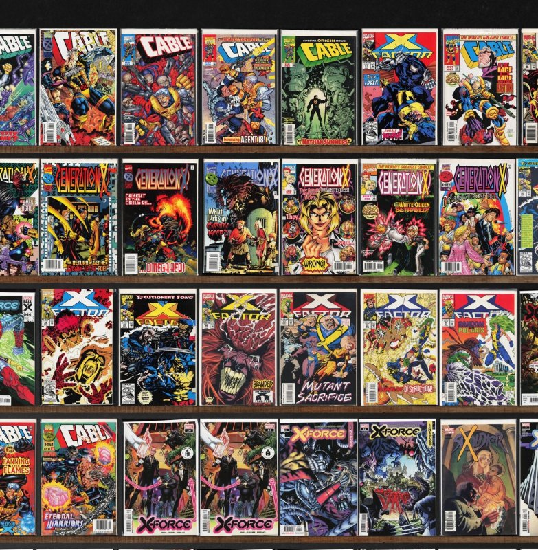 Huge Lot 150+ Comics with Cable, X-Force, The Uncanny X-Men & More!