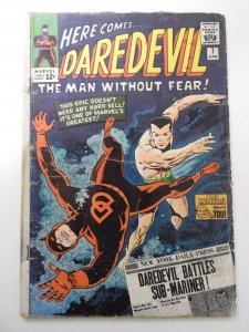 Daredevil #7 (1965) FR Condition moisture damage, mold