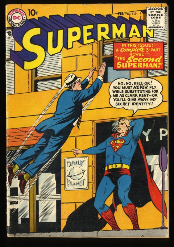 Superman #119 VG 4.0 DC Comics