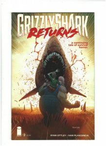 GrizzlyShark #2 NM- 9.2 Image Comics 2016 Ryan Ottley Grizzlyshark Returns