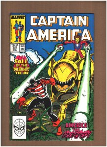 Captain America #339 Marvel Comics 1988 Fall of the Mutants VF+ 8.5