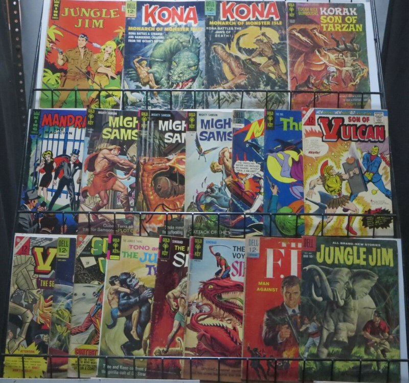 SILVER AGE ADVENTURE COMIC COLLECTION! 18 COMICS! (G-VG) Dell! Gold Key! King!