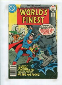WORLDS FINEST #243 (7.0) *FISHERMAN* WE ARE NOT ALONE 1977