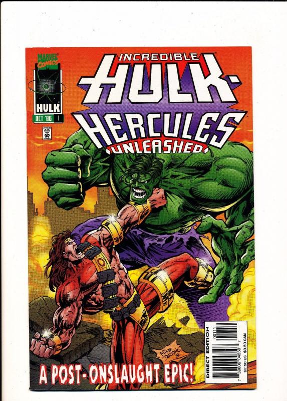 Marvel Comics The Incredible HULK Hercules Unleashed #1 Oct 1996 VF (SIC524)
