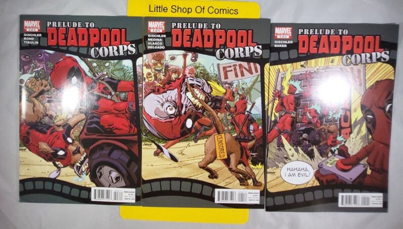 Prelude to Deadpool Corps #1-5 Complete Set 2010 Marvel Kidpool Dogpool