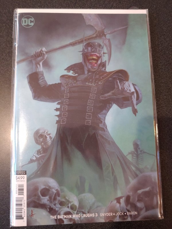 ​BATMAN WHO LAUGHS #3 VIRGIN VARIANT FEDERICI JOCK SCOTT