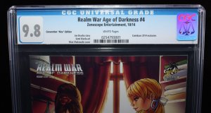 Realm War Age of Darkness #4 CGC (9.8) Comikaze 2014 Exclusive - 2014