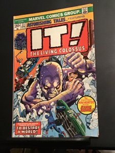 Astonishing Tales #23 (1974) mid grade colossus key! FN