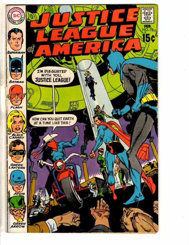 Justice League # 78 VG DC Comic Book Batman Superman Flash Arrow Hawkman J249