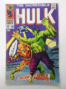 The Incredible Hulk #103 (1968) vs The Space Parasite! Solis VG- Condition!