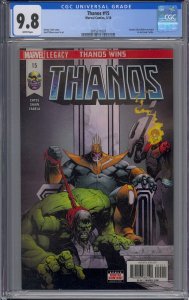 THANOS #15 CGC 9.8 COSMIC GHOST RIDER REVEALED TO BE FRANK CASTLE 