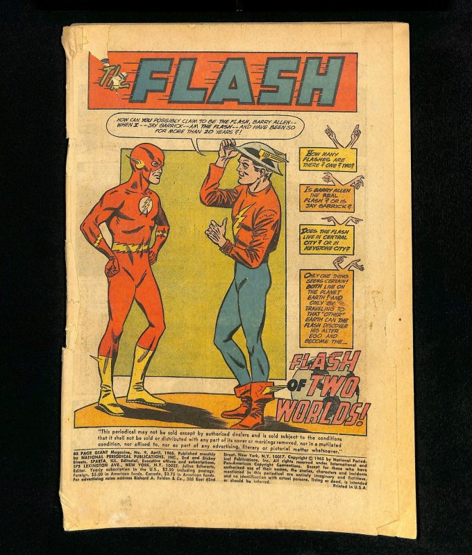 80 Page Giant #9 Golden and Silver Age Flash!