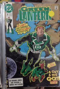 GREEN LANTERN # 9  1991 DC guy gardner & gnort  key