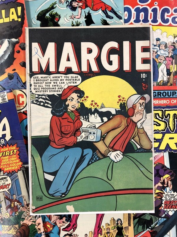 Margie Comics #40 VG+ 4.5 ten cents GOLDEN AGE romance USA americana KURTZMAN 