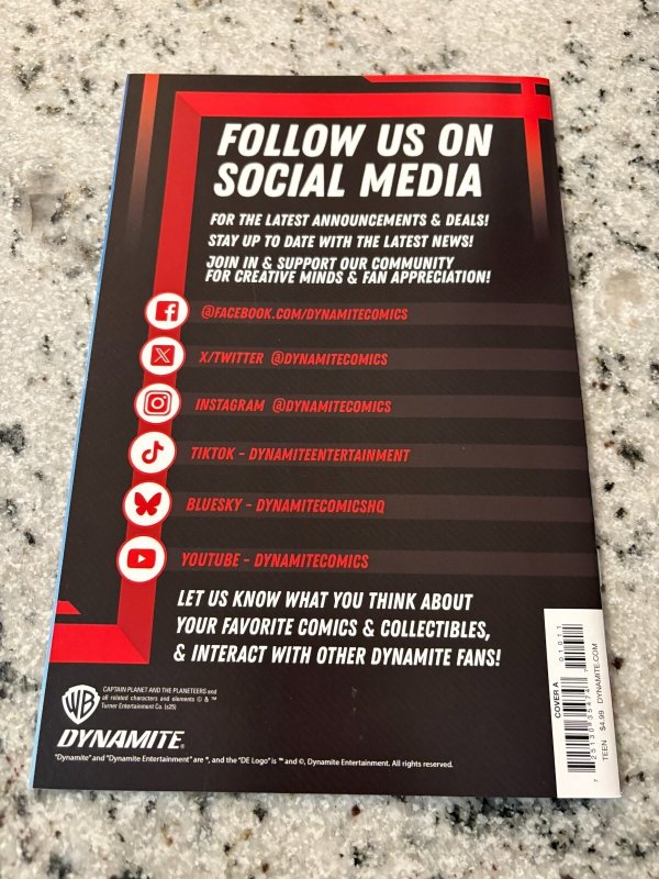 Captain Planet & The Planeteers # 1 NM 1st Print Dynamite Comic Book 4 J435