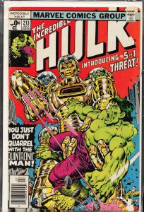 The Incredible Hulk #213 (1977) Hulk