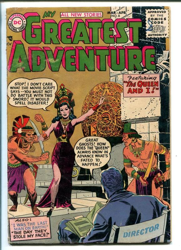 MY GREATEST ADVENTURE #8 1956-DC-AZTEC-LAST MAN ON EARTH-vg