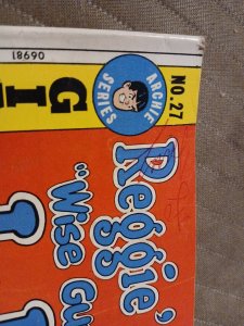 Reggie's Wise Guy Jokes #27 Archie 1973 Betty Veronica Bikini Comics Bronze Age