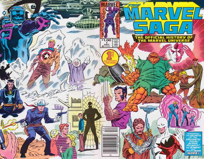 Marvel Saga #1 (Newsstand) VG ; Marvel | low grade comic Fantastic Four
