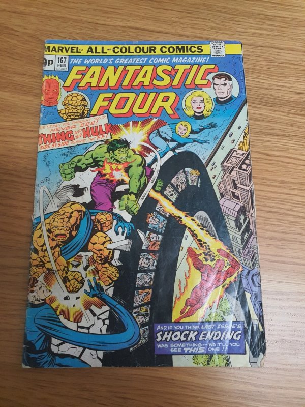 Fantastic Four #167 British Variant (1976)