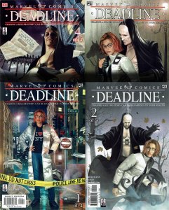 Deadline #1,2,3,4  Mini-Series Full Set Complete Greg Horn Covers NM