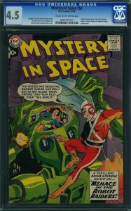 Mystery in Space #53 (1959) CGC 4.5 VG+