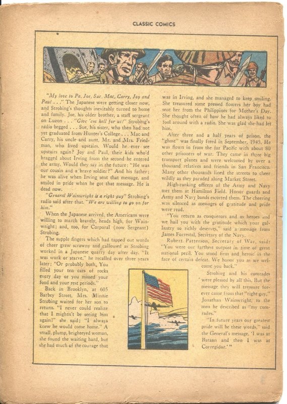 CLASSICS COMICS #26--FRANKENSTEIN-1945-MARY SCHELLEY-ANN BREWESTER ART--1st ED