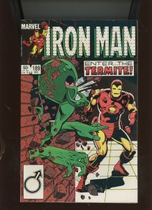 (1984) Iron Man #189: COPPER AGE! KEY! 1ST APPEARANCE OF THE TERMITE! (8.5/9.0)