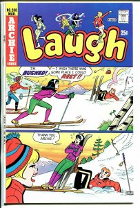 Laugh #288 1975-Archie-Betty-Veronica-snowskiing-VF