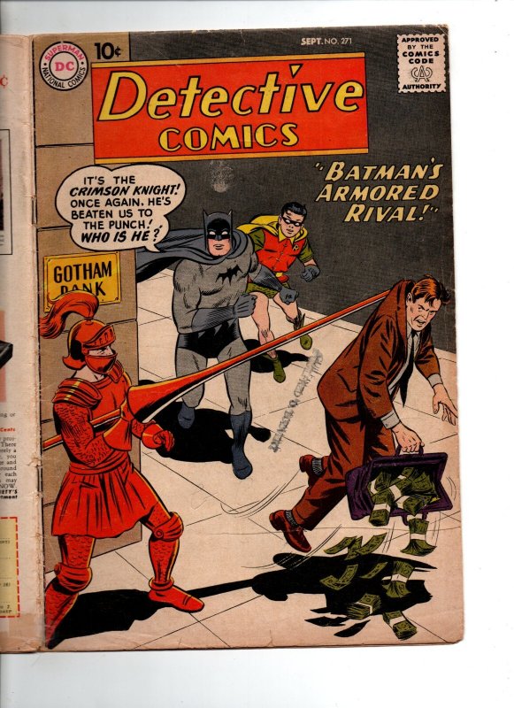 Detective Comics #271 - Batman - Robin - 1959 - GD/VG