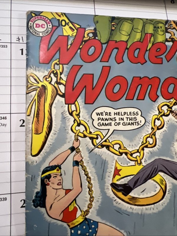 Wonder Woman #106 GD 1959