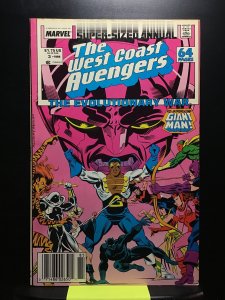 West Coast Avengers #22 Newsstand Edition (1987)