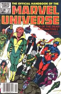 Official Handbook of the Marvel Universe (1983 series) #13, Fine+ (Stock photo)