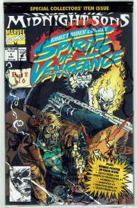 Ghost Rider/Blaze: Spirits of Vengeance #1 Adam Kubert 1st Wolf Sealed Polyba...